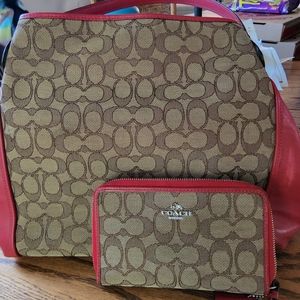 Coach bag and wallet Combo